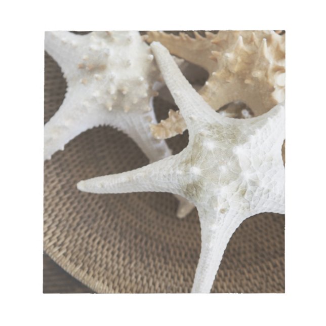 Bloco De Notas Starfish numa cesta (Frente)
