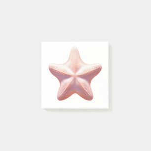 Bloco De Notas Starfish Rosa Grande