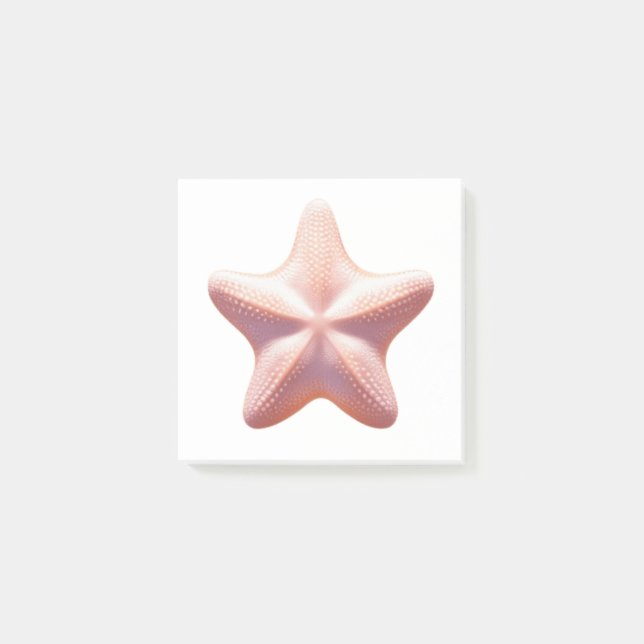 Bloco De Notas Starfish Rosa Grande (Frente)