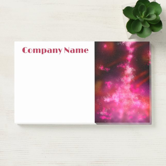 Bloco De Notas Starry Night Sky Pink (Escritótio)