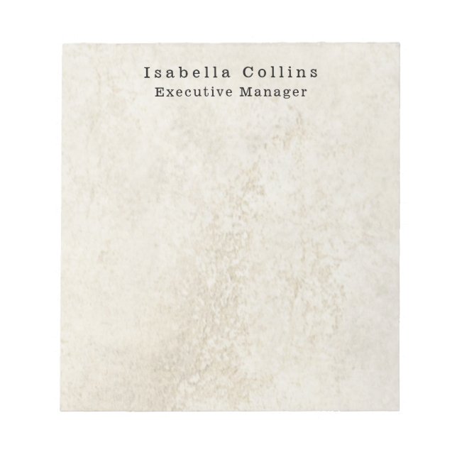 Bloco De Notas Stone Wall Simple Plain Minimalist Creative Modern (Frente)