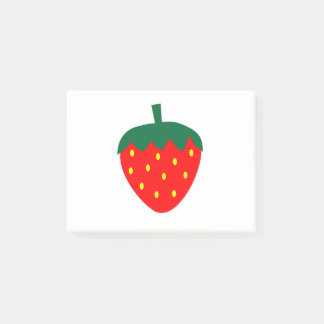 Bloco De Notas Strawberry Berry Fruta Summer Red