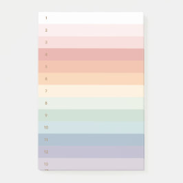 Bloco De Notas Stripes Arco Numeradas