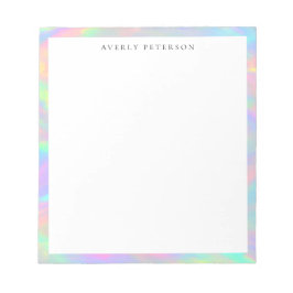 Bloco De Notas Stylish Cute Pastel Abstract Border Custom
