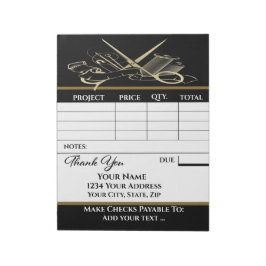 Bloco De Notas Sua fatura