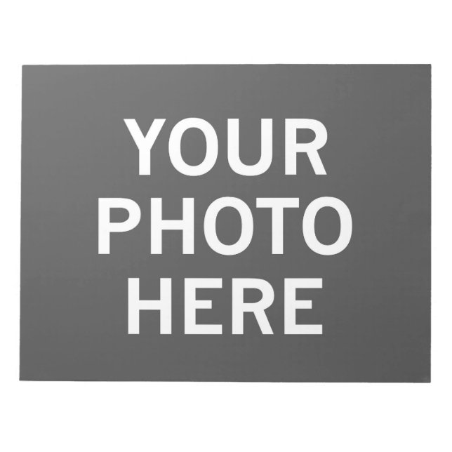 Bloco De Notas Sua Foto Aqui (Frente)