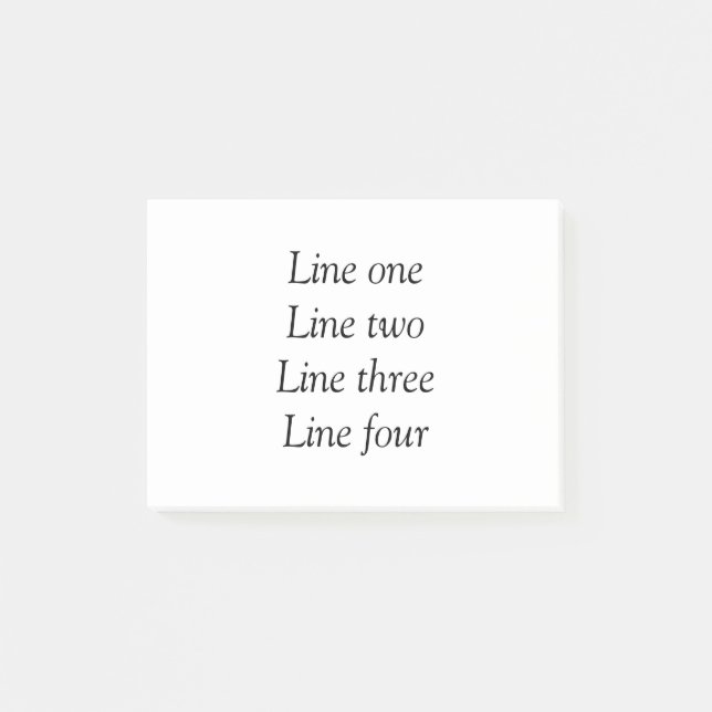 Bloco De Notas Sua mensagem aqui adiciona nome de texto monograma (Frente)