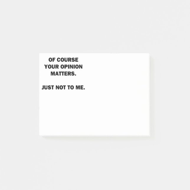 Bloco De Notas Suas matérias de Opinon (Frente)