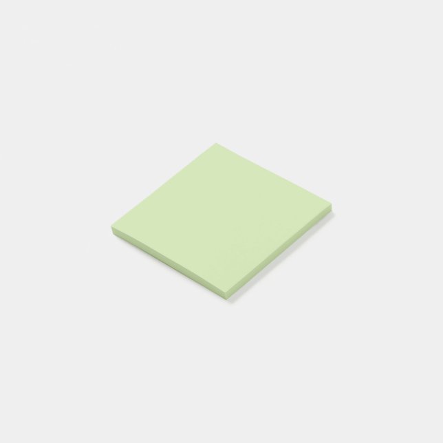 Bloco De Notas Suave Verde Sage Simples  (Inclinado)