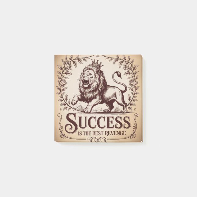Bloco De Notas Success Is The Best Revenge (Frente)