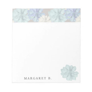 Bloco De Notas Succulents Art Pattern Custom