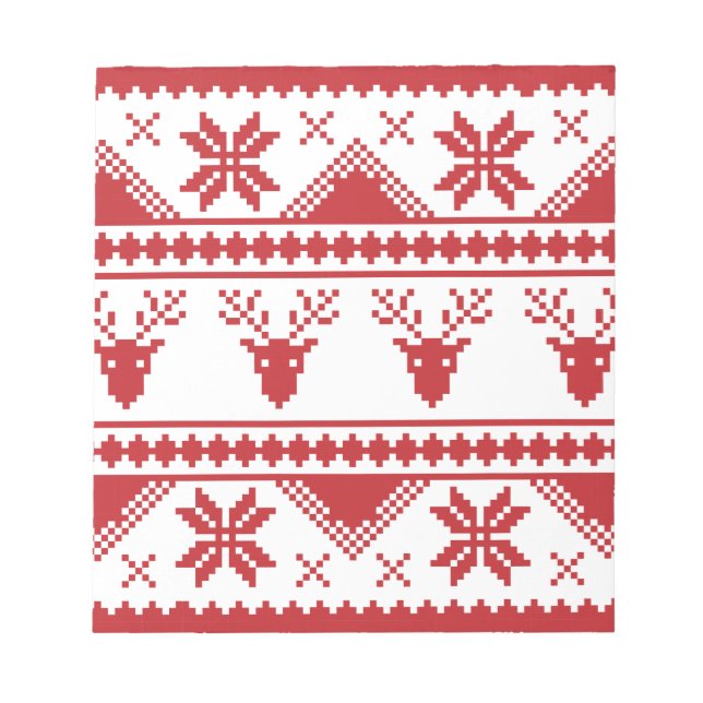 Bloco De Notas suéter de natal feio (Frente)