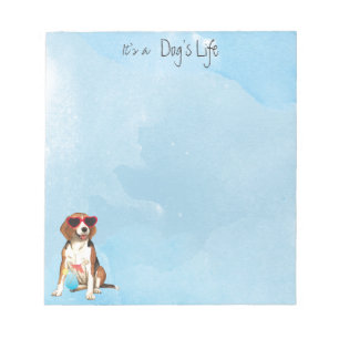 Bloco De Notas Summer Beagle