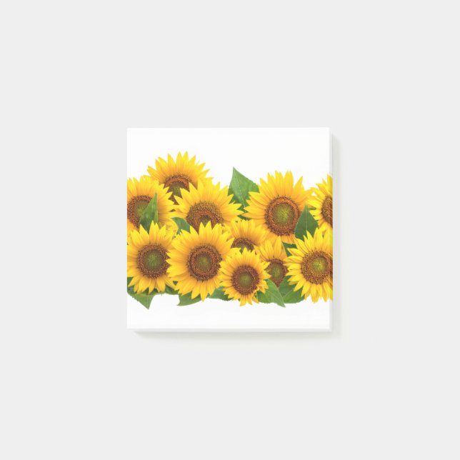 Bloco De Notas Sunflowers (Frente)
