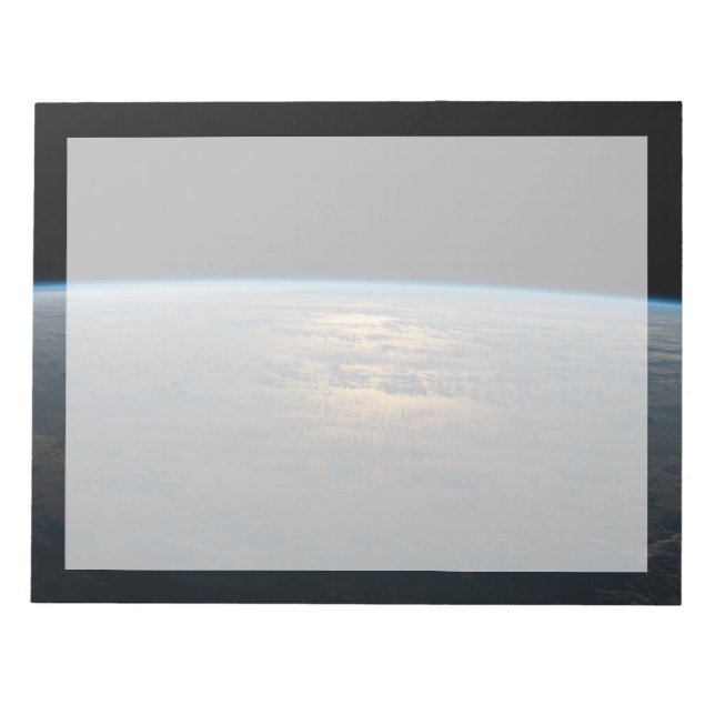 Bloco De Notas Sunglint Beams De Um Pacífico Sul Parcialmente Nub (Frente)