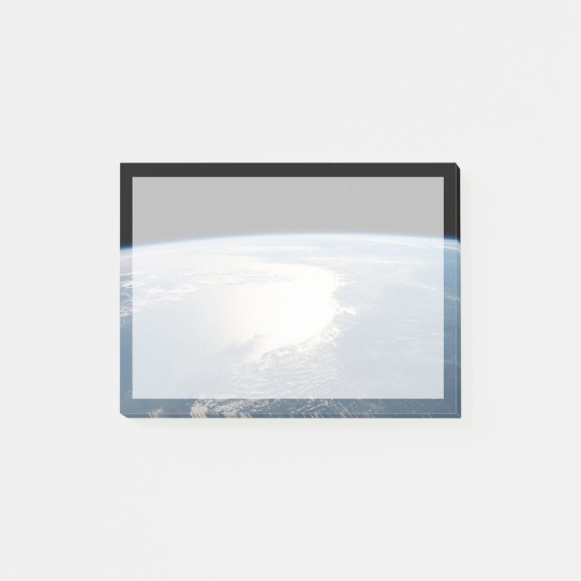 Bloco De Notas Sunglint Reflete No Golfo Do México (Frente)
