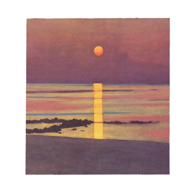 Bloco De Notas Sunset (por Félix Vallotton) (Frente)