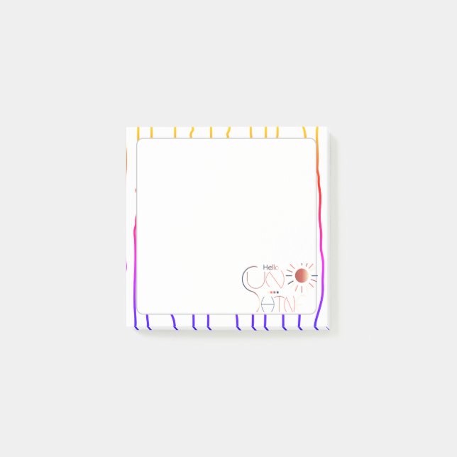 Bloco De Notas Sunshine  (Frente)