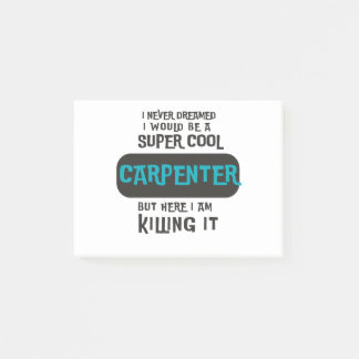 Bloco De Notas Super Cool Carpenter
