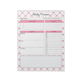 Bloco De Notas Suprimentos do Teacup _ Visão Geral Diária