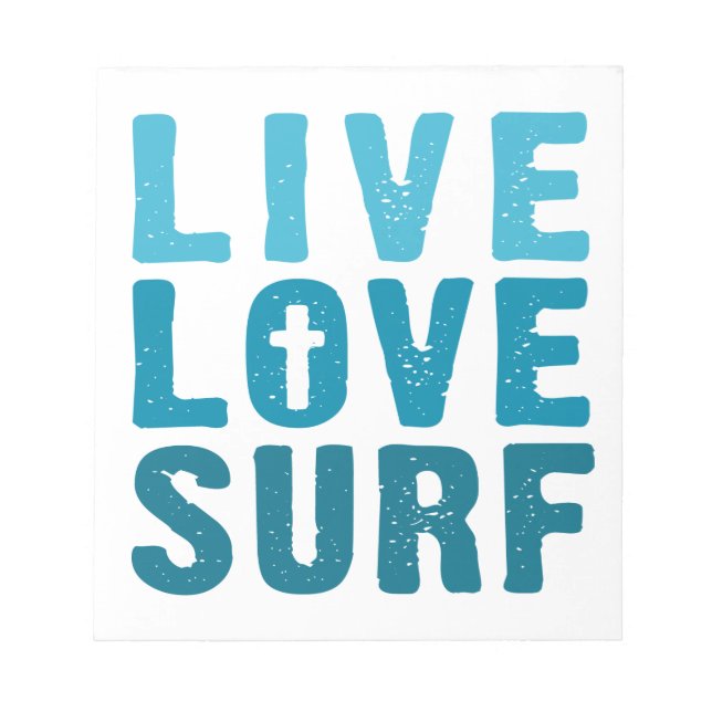 Bloco De Notas surf-amor-vivo (Frente)
