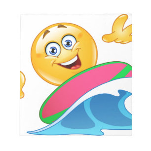 Bloco De Notas surf emoji
