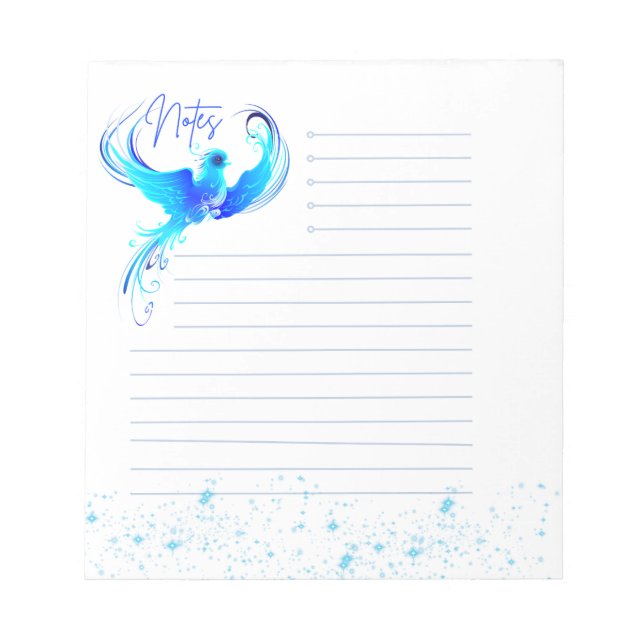 Bloco De Notas Surgir de Ashes Phoenix (Frente)