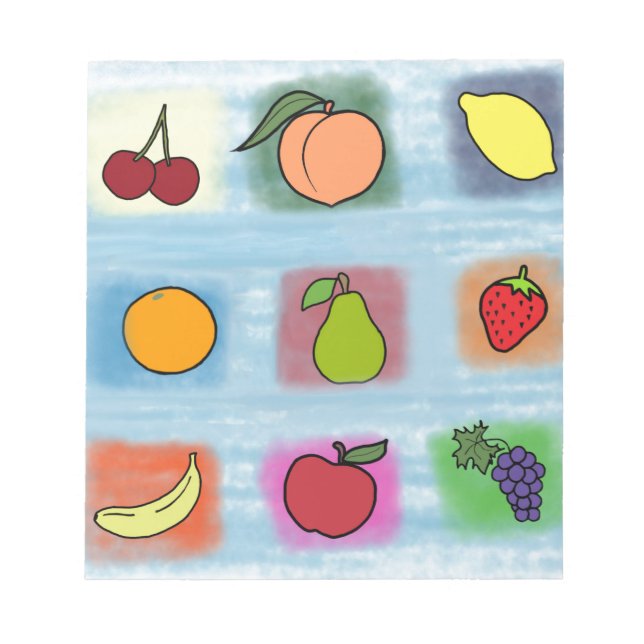 Bloco De Notas Surpresa de fruta (Frente)