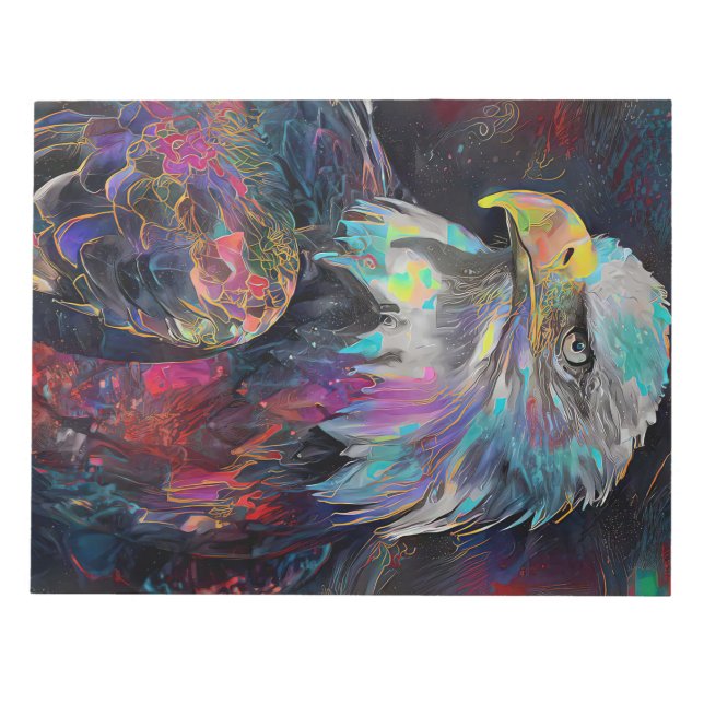 Bloco De Notas Surreal Eagle (Frente)