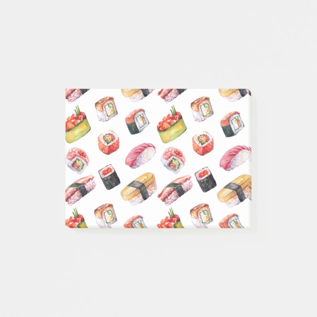 Bloco De Notas Sushi-comida japonês e nigiri (Frente)