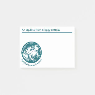 Bloco De Notas Swamp Creator Sapo de Froggy Bottom