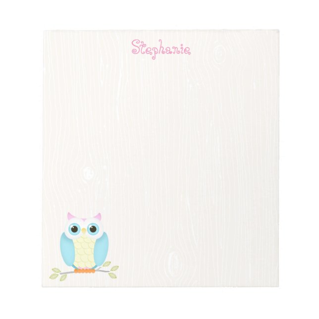 Bloco De Notas Sweet Owl (Frente)