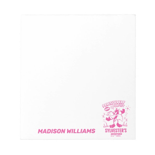 Bloco De Notas SYLVESTER™ retrorreflector desagradável (Frente)