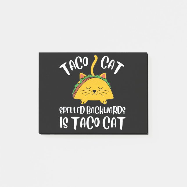 Bloco De Notas Taco Cat (Frente)