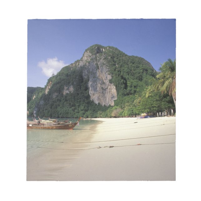 Bloco De Notas Tailândia, Mar de Andamão, Ilha Ko Phi Phi, Praia (Frente)