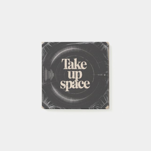Bloco De Notas Take Up Space (Frente)