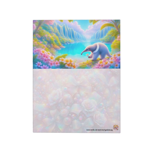 Bloco de Notas Tamanduá Sonhador (Invertido)