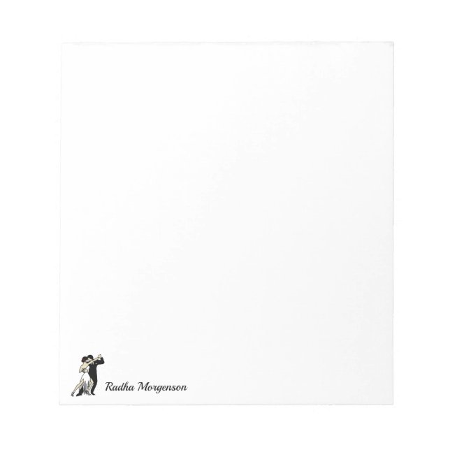 Bloco De Notas Tango Dancers (Frente)