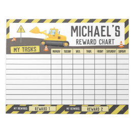 Bloco De Notas Tarefas de Nome Personalizado do Gráfico de Recomp