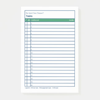 Bloco De Notas Tarefas Quiet Time Planner™ - Notas pós-Ti®