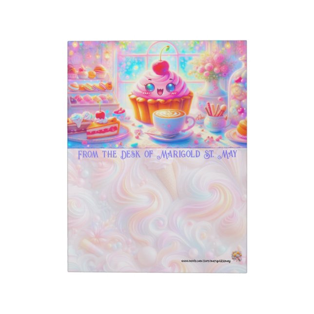 Bloco de Notas Tarte de Café & Chá (Invertido)