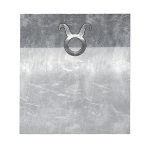 Bloco De Notas Taurus Zodiac - Sinal em Estilo de Vestido Grunge
