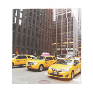 Bloco De Notas táxis NYC em Nova Iorque