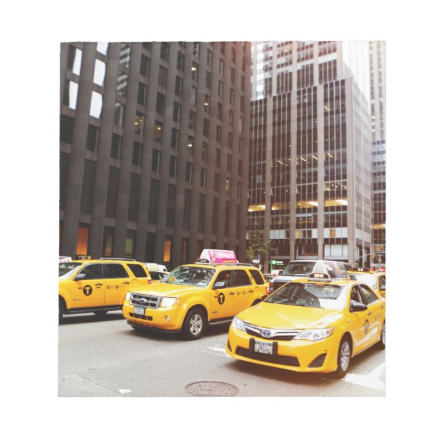 Bloco De Notas táxis NYC em Nova Iorque (Frente)