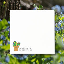 Bloco De Notas Teacher Notes with Name Personalization 