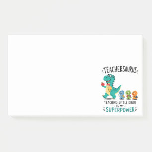 Bloco De Notas Teachersaurus humor de professor com pequenos dino