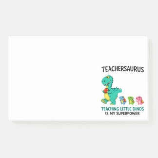 Bloco De Notas Teachersaurus humor de professor com pequenos dino