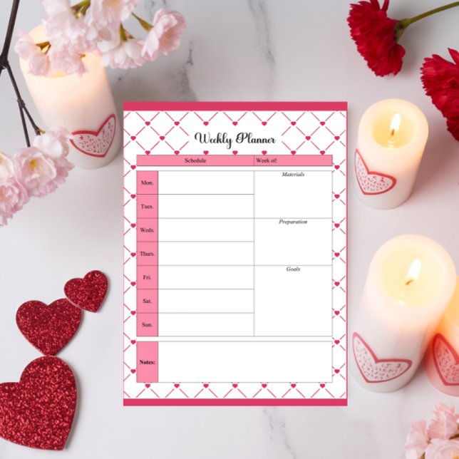 Bloco De Notas Teacup Cuties_ Agenda Semanal (Criador carregado)