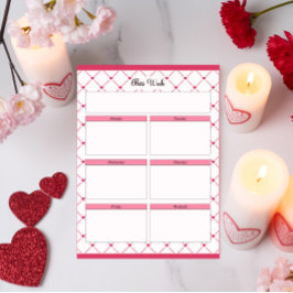 Bloco De Notas Teacup Cuties_ Esta Semana