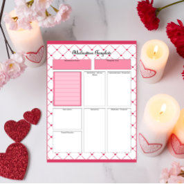 Bloco De Notas Teacup Cuties - Modelo de Medicação